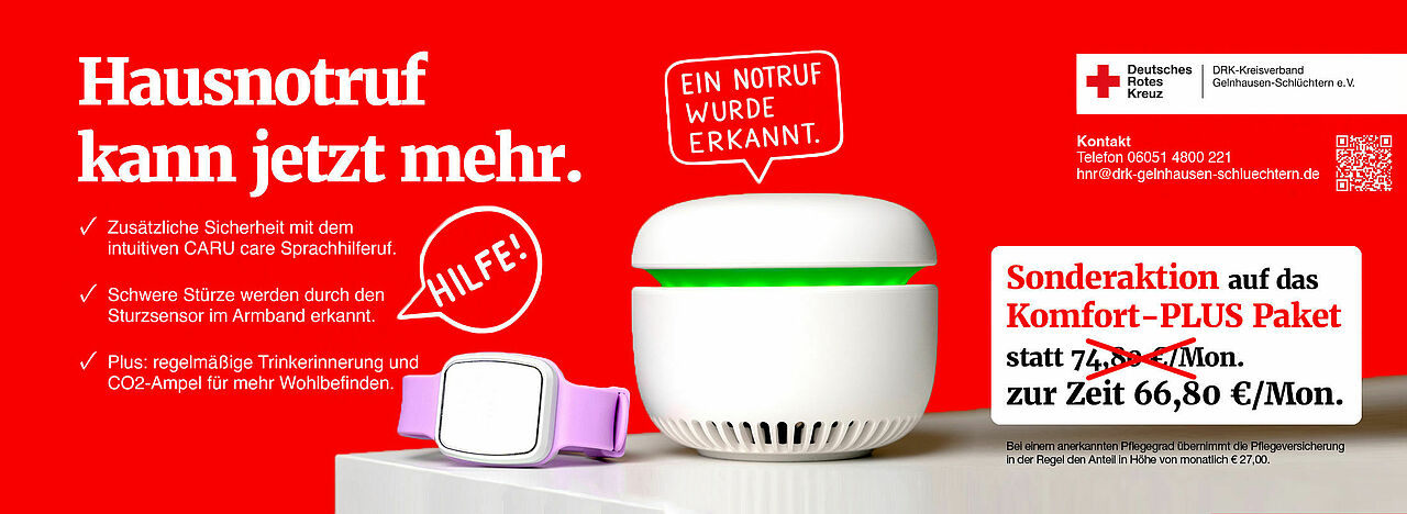 Hausnotruf mit Sprachhilfenotruf Sonderaktion
