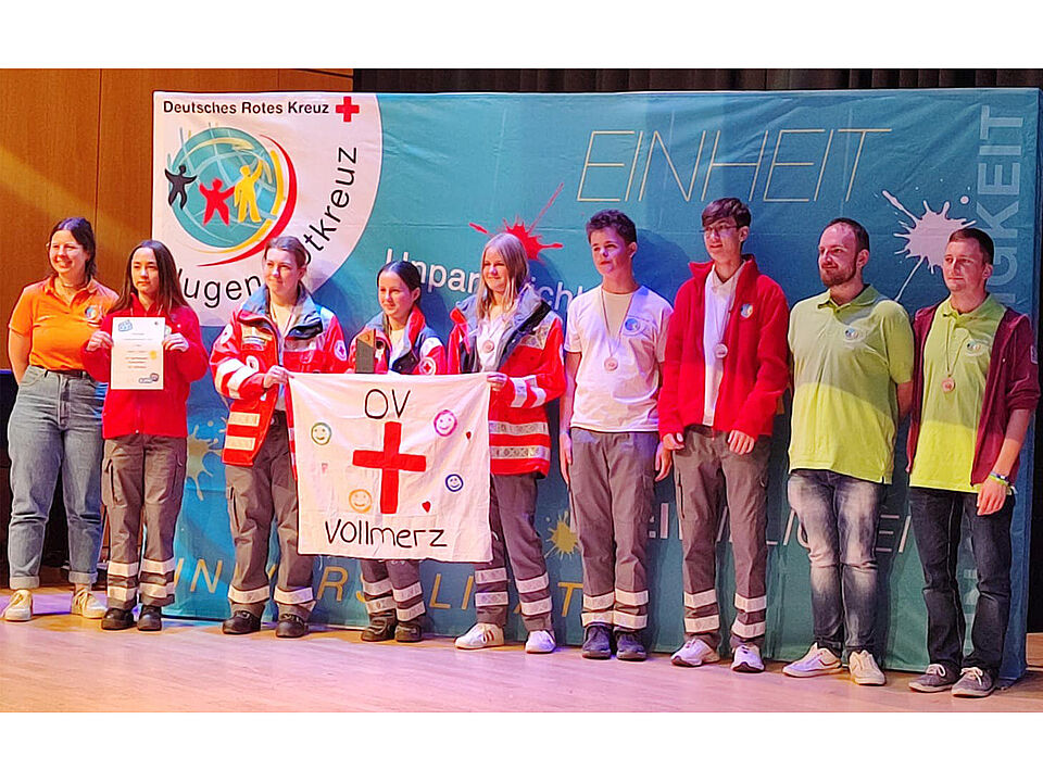 Die JRK-Gruppe Vollmerz in der Stufe 2 und 3