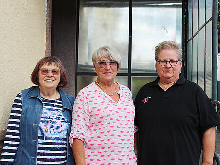 „Team Sozialarbeit“ von links: Heide Schleu, Irene Beck, Annette Alt