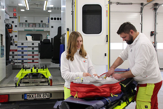 Ein Jahr Rettungsdienst im neuen Gebäude