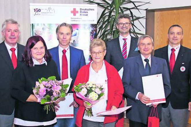 Ehrungen beim DRK-Kreisverband
