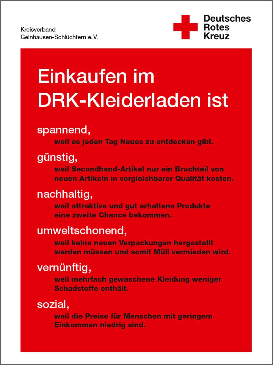 Einkaufen im Kleiderladen