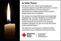 In tiefer Trauer