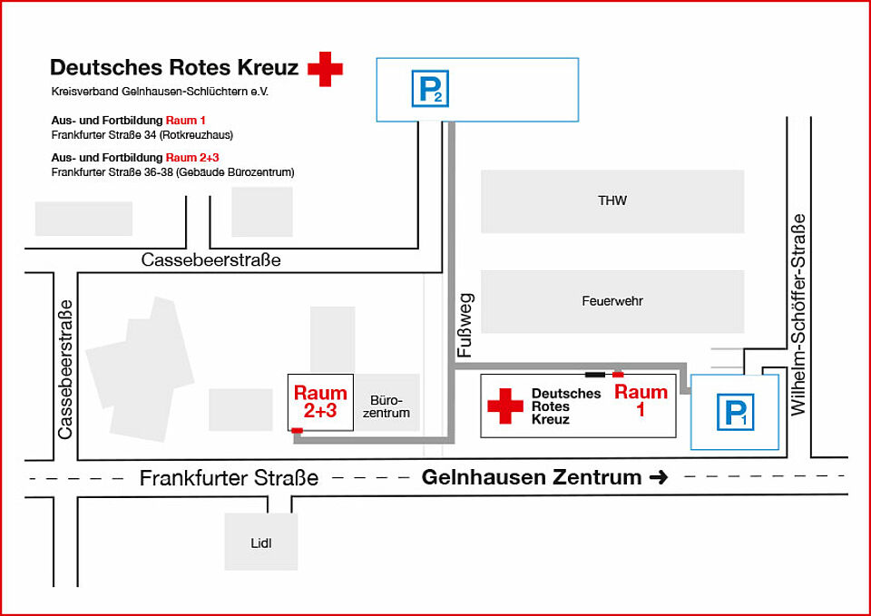 Parkplatz 1 und 2
