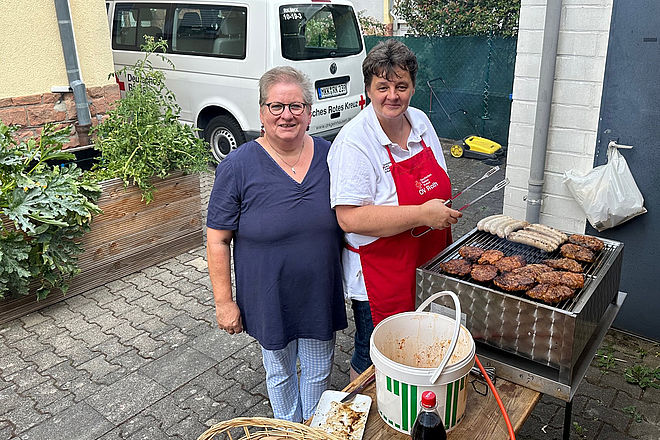 Gute Gespräche und gute Stimmung beim DRK in Roth