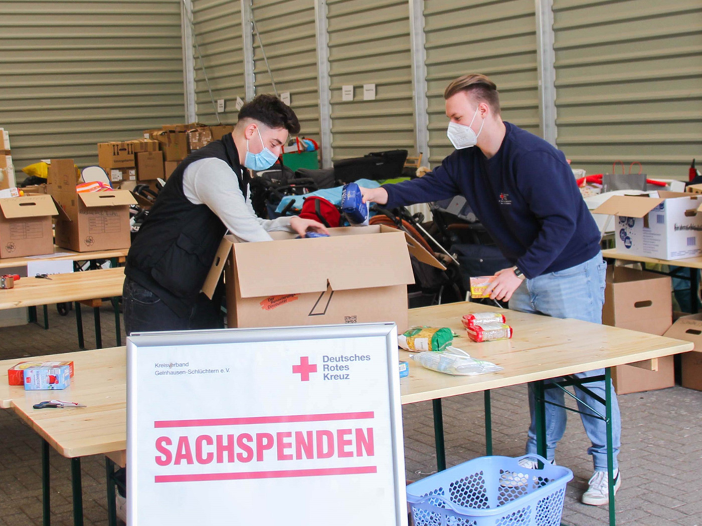 Änderung der Öffnungszeiten und Spendenannahmen