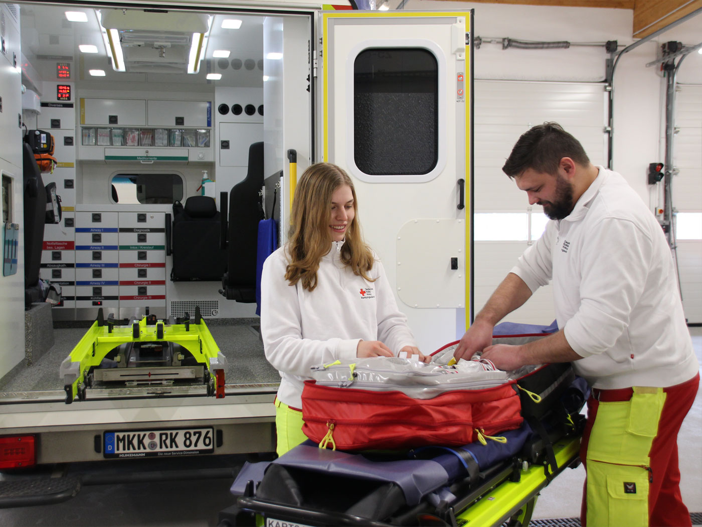 Ein Jahr Rettungsdienst im neuen Gebäude